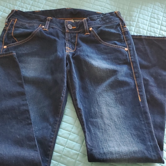 True Religion Denim - True Religion, Dark Blue Straightleg Jeans